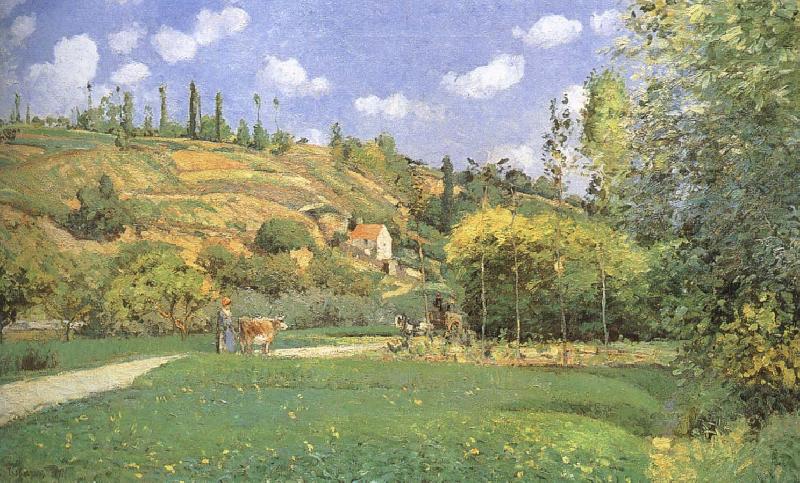 Cattle woman, Camille Pissarro